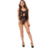 Livco Corsetti Fashion - Body Paula Lc 20209 Avec Décorations En Dentelle Noir S/M